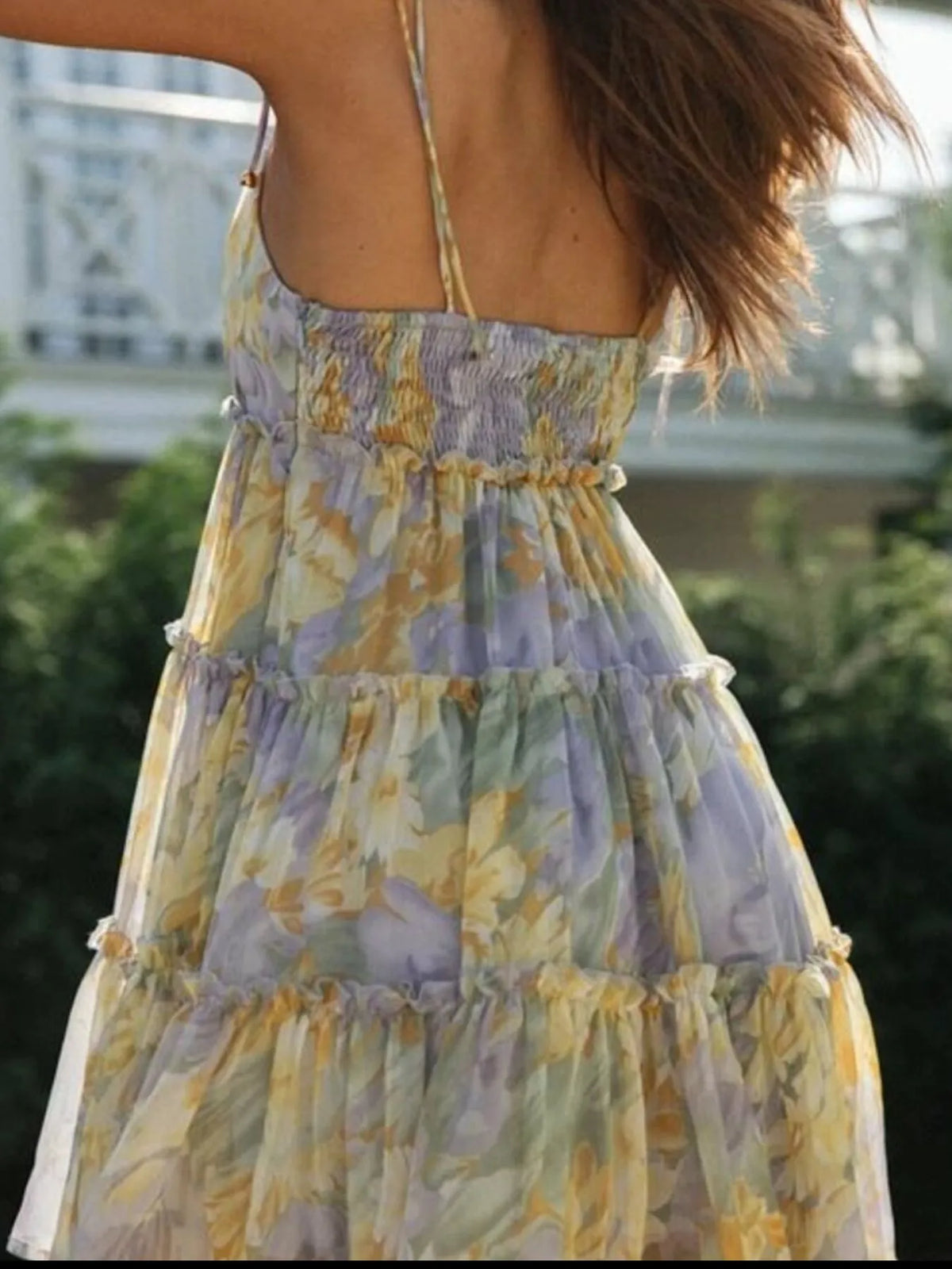 Printed Tie-strap Tiered Mini Dress (18)