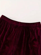 Full Size Velvet Hoodie Pants Set Plus (23)