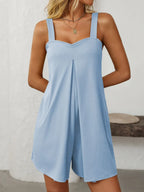 Sweetheart Neck Wide Strap Romper Pockets (20)