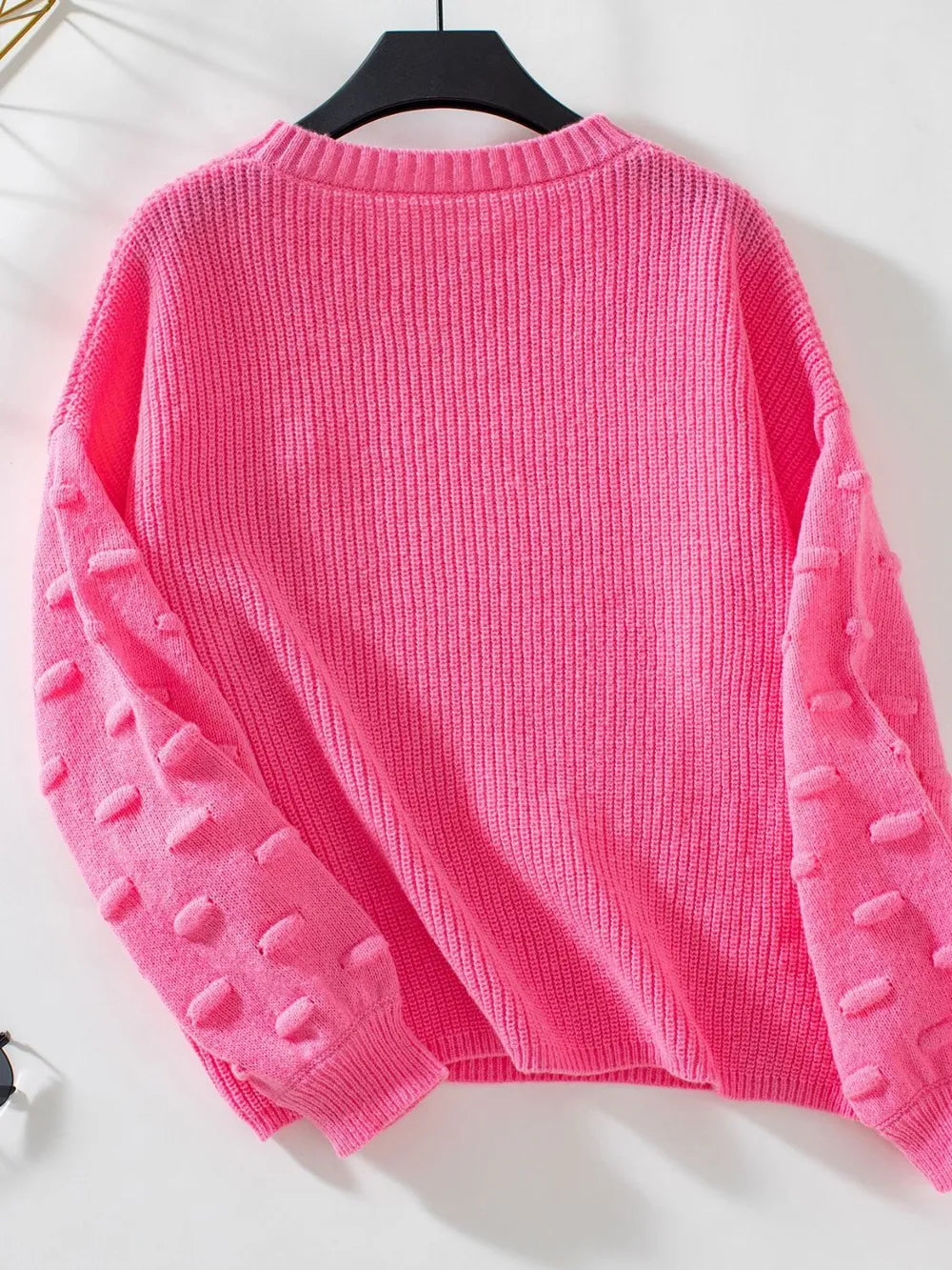 Round Neck Drop Shoulder Sweater (6)