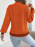 Cutout Cable Knit Sweater (3)