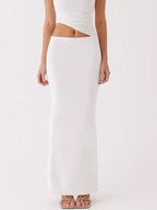 Full Size One-shoulder Top Maxi Skirt Set Plus (20)