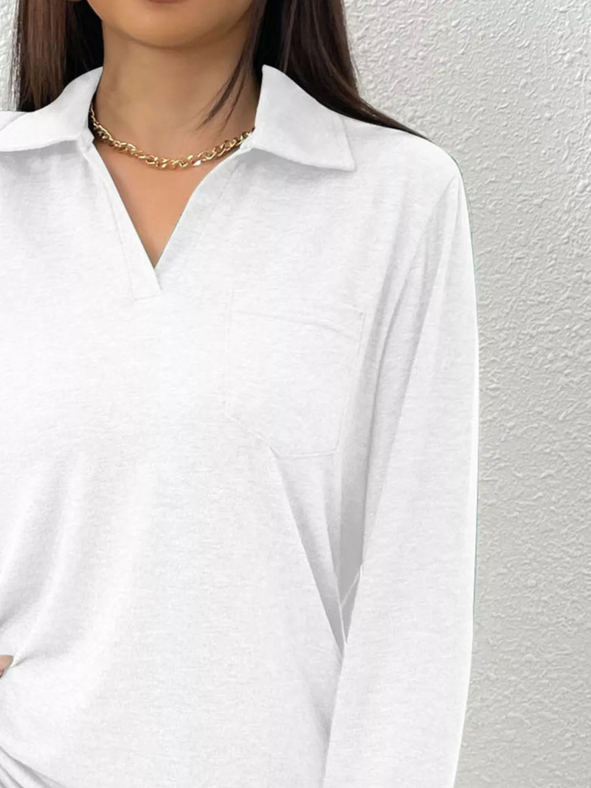 Casual Long Sleeve Polo T-shirt (14)