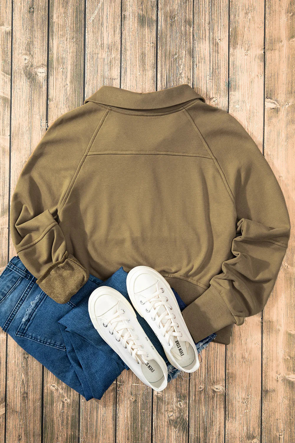 Half Zip Long Sleeve Sweatshirt (12)
