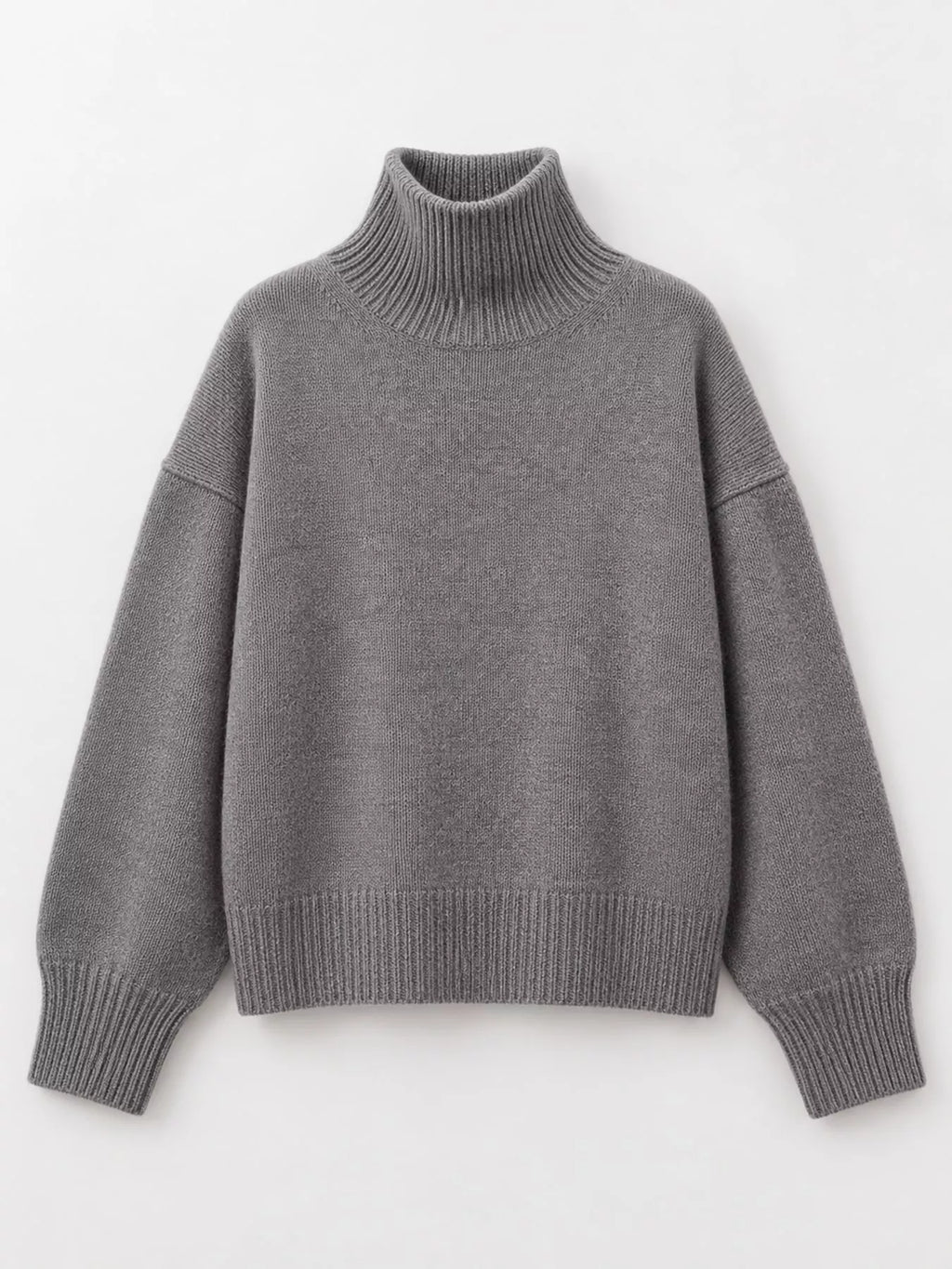 Oversized Turtleneck Wool Sweater (30)