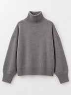 Oversized Turtleneck Wool Sweater (30)