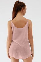 Scoop Neck Spaghetti Strap Knit Cami (15)
