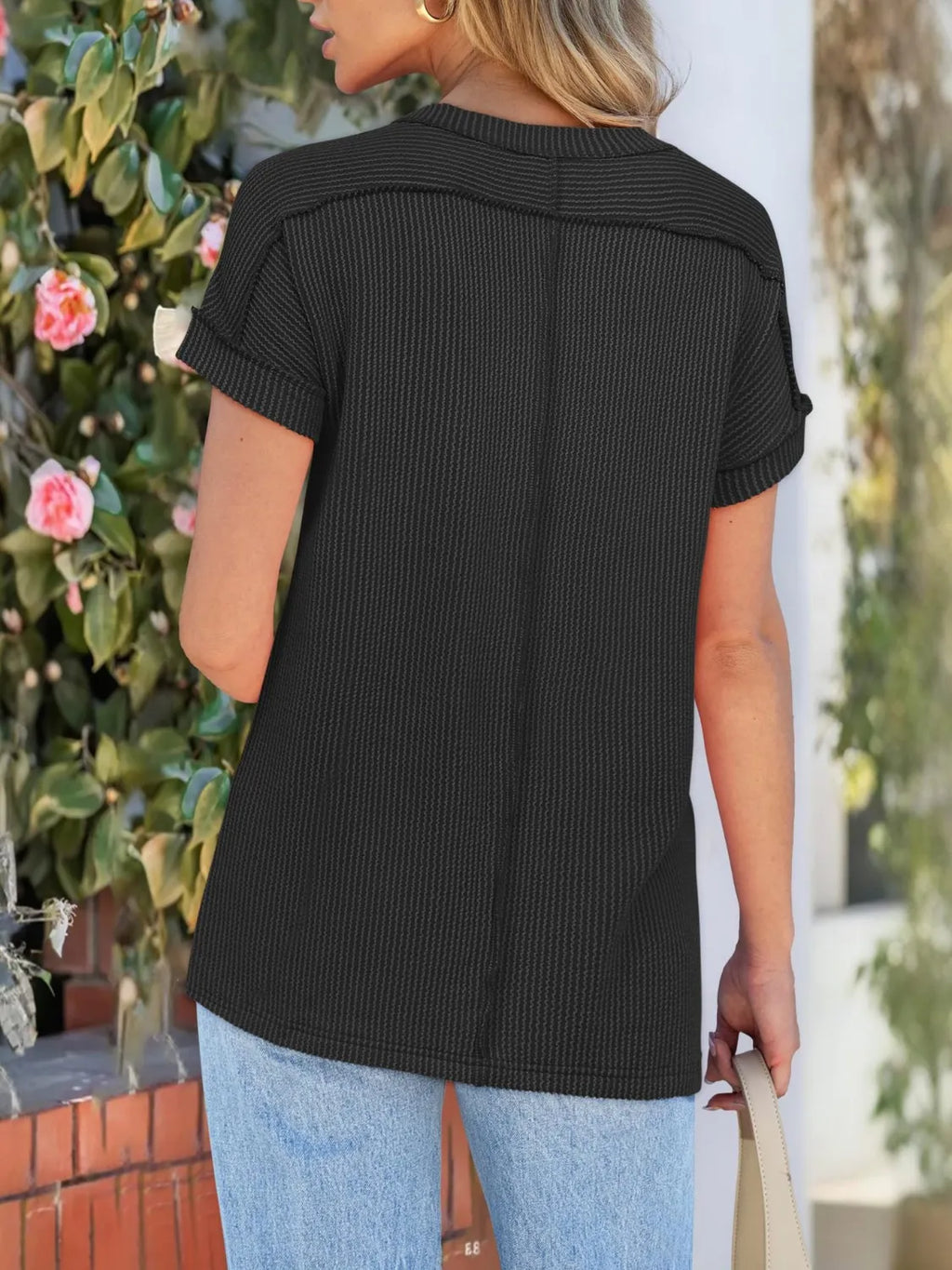 Round Neck Short Sleeve T-shirt (12)