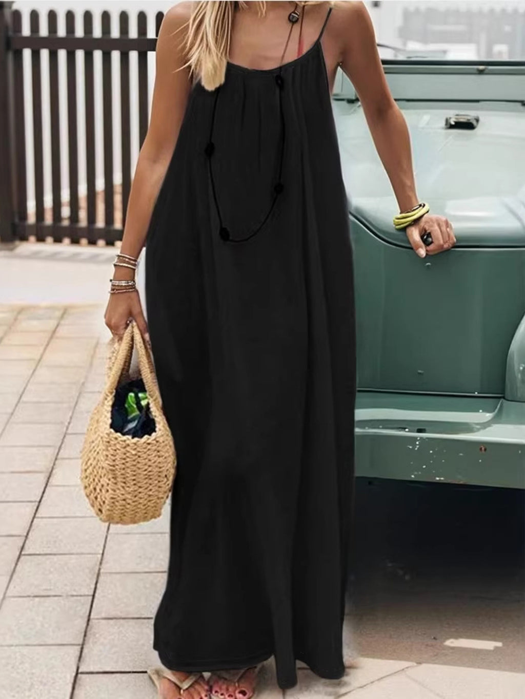 Full Size Backless Scoop Neck Maxi Dress Plus (8)
