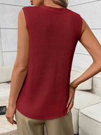 Button-down Knit Sweater Vest (19)