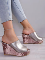 Pu Leather High Heel Sandals (10)