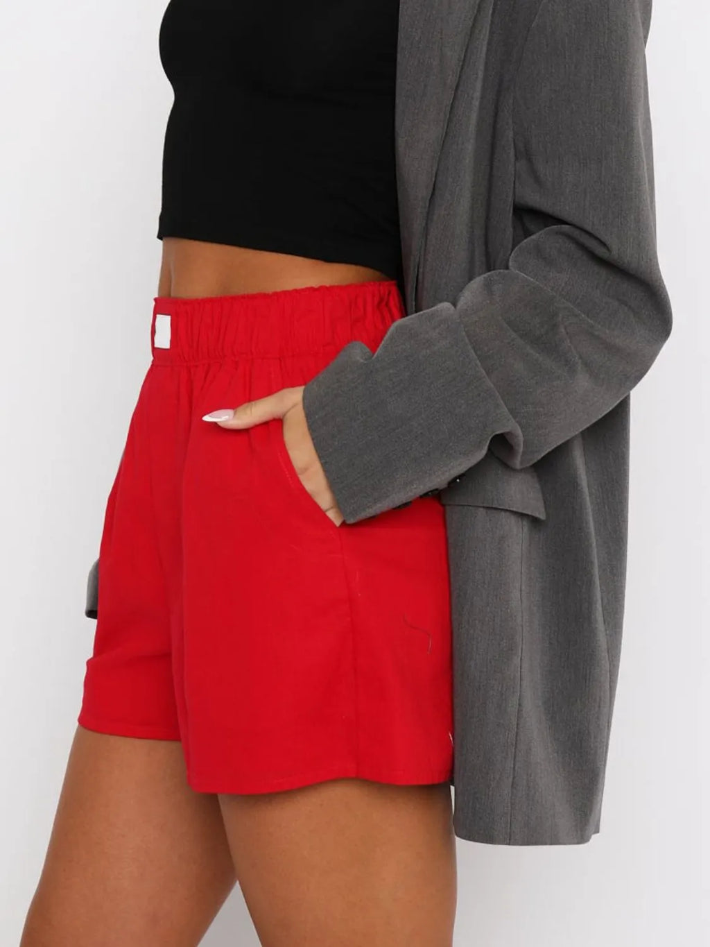 Elastic Waist Shorts (24)