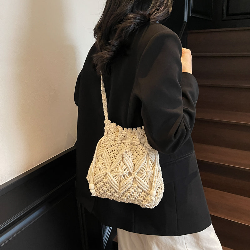 Hand-woven Bag Mobile Phone Seaside Beach Vacation photo 3