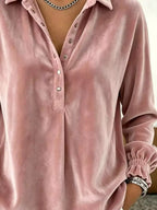 Half Snap Dropped Shoulder T-shirt (3)