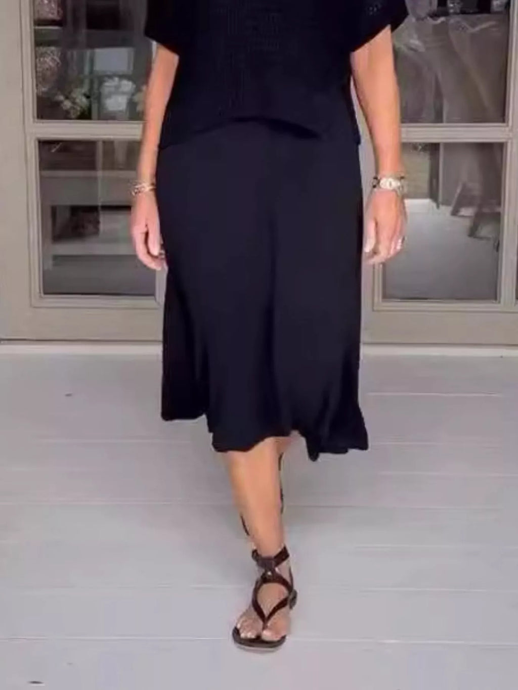 Full Size Openwork Knit Cover Up Dress Set Plus (15)