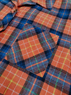 Plaid Collared Neck Long Sleeve Shirt (16)