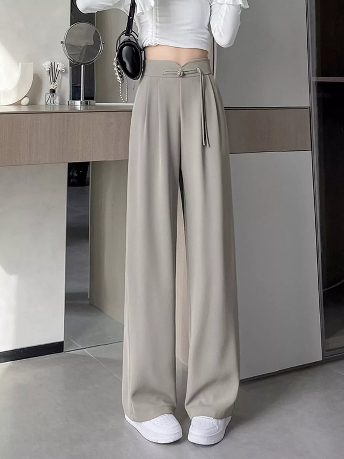 High-waisted Wide-leg Pants (8)