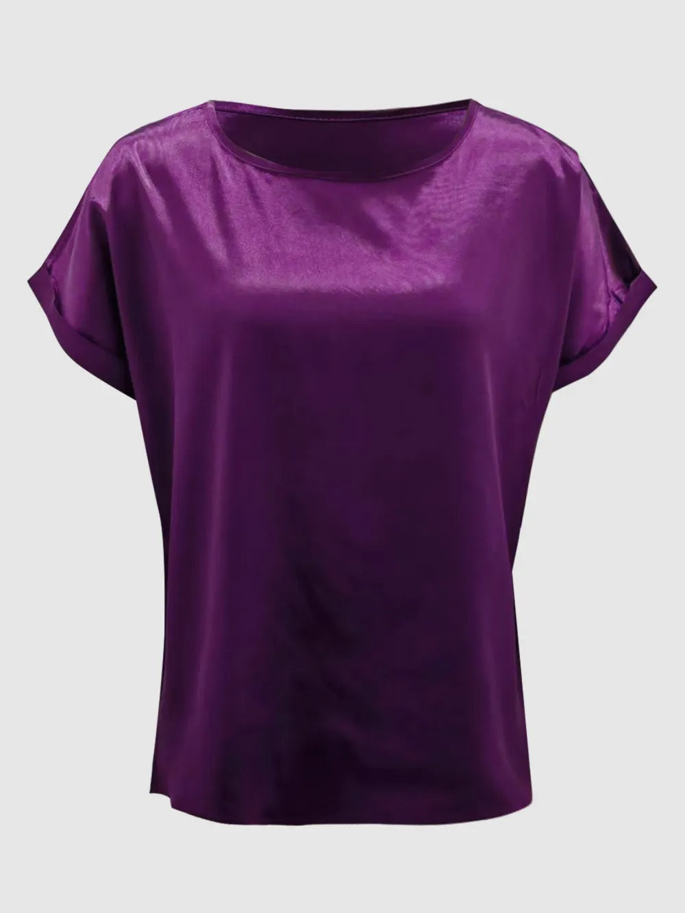 Round Neck Short Sleeve T-shirt (2)