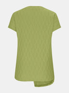 Full Size Round Neck Short Sleeve T-shirt (18)