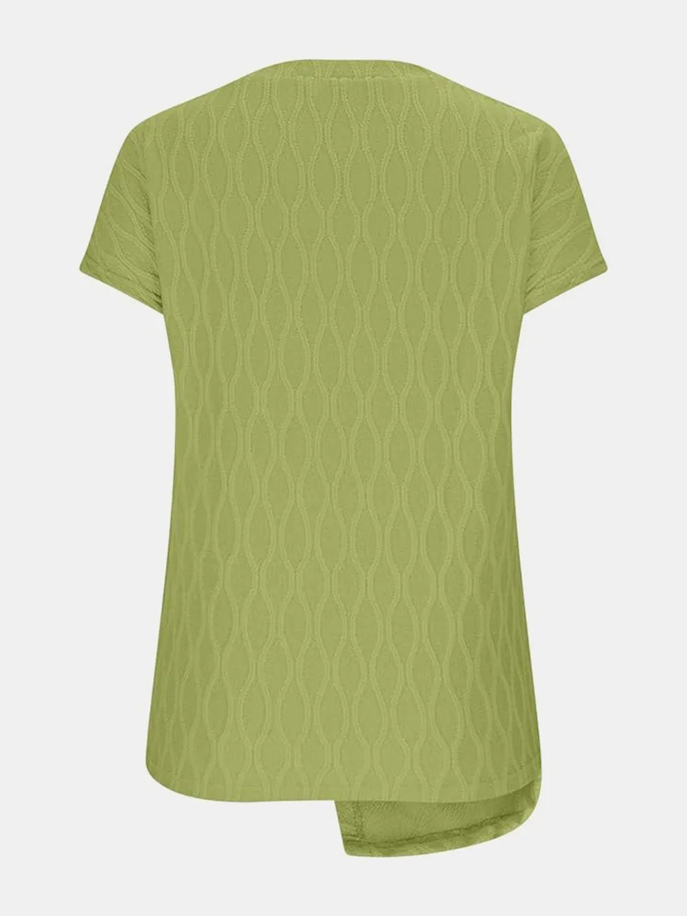 Full Size Round Neck Short Sleeve T-shirt (18)