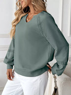 Notched Raglan Sleeve Sweatshirt (26)