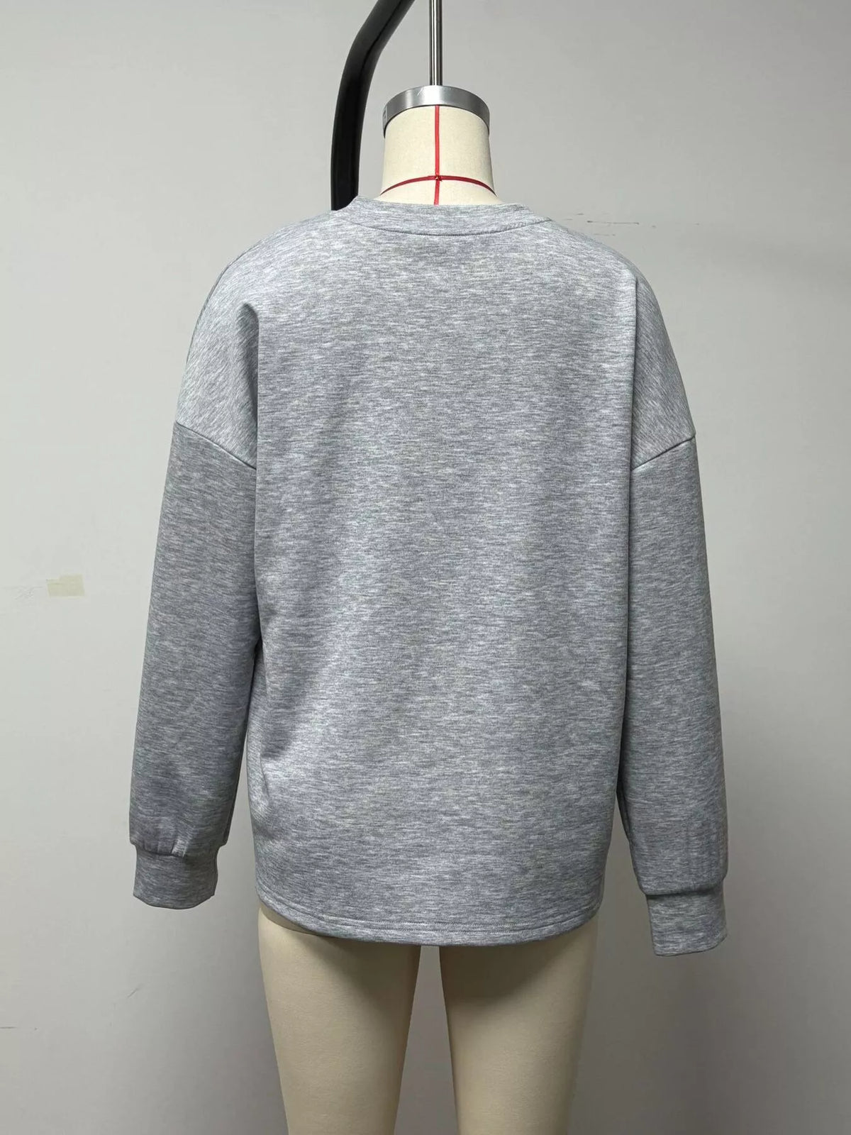 Quarter-zip Dropped Shoulder Sweatshirt (6)
