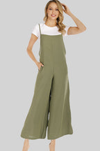 Full Size Cropped Wide Leg Overalls Pockets (7)