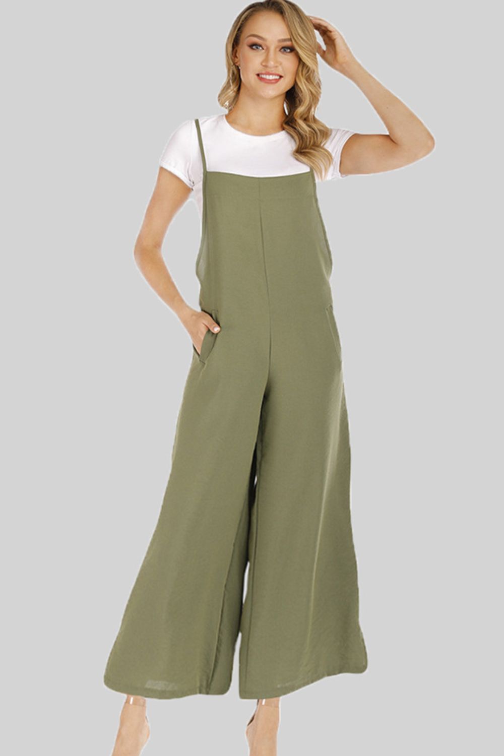 Full Size Cropped Wide Leg Overalls Pockets (7)