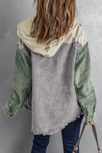 Snap Front Hooded Corduroy Shacket (2)