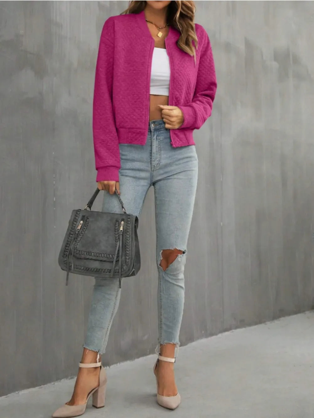Zip Up Long Sleeve Jacket (19)
