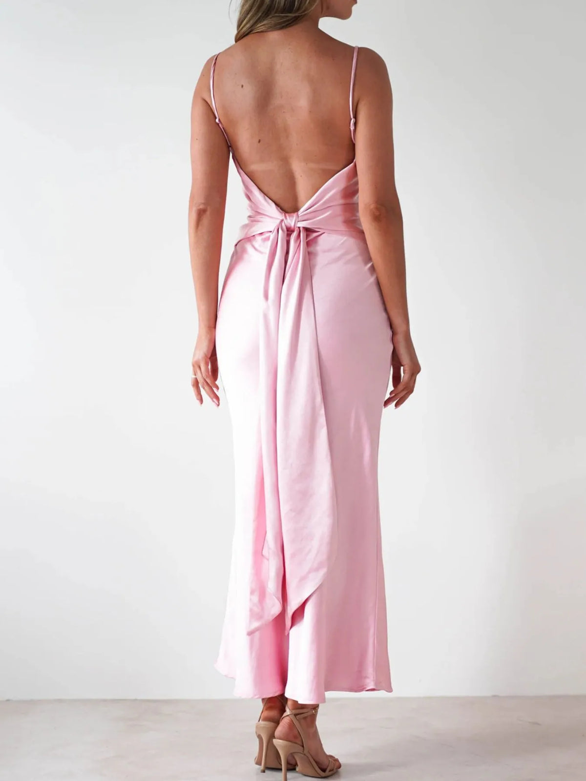 Satin Backless Cami Dress (20)