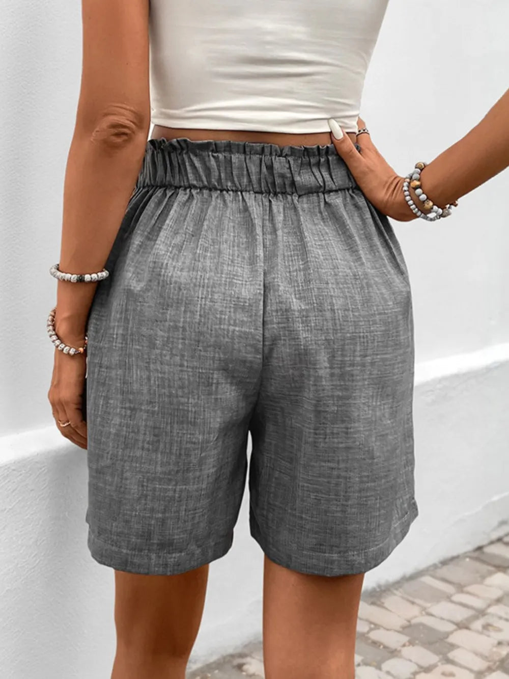 Frill Shorts Pockets (2)