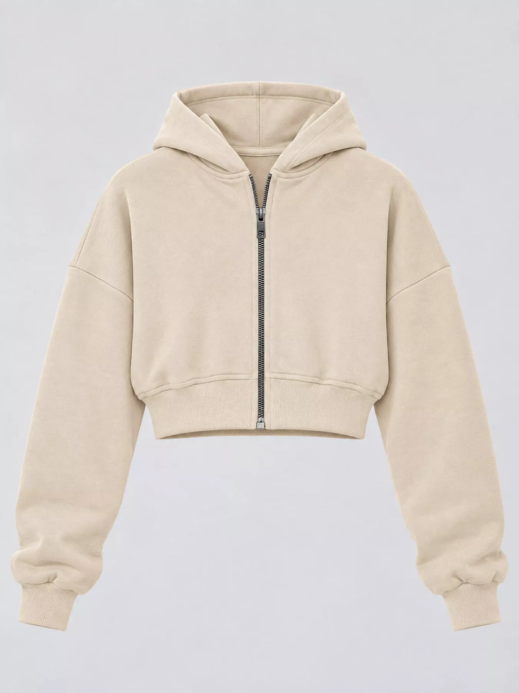 Zip-up Cropped Hoodie (19)