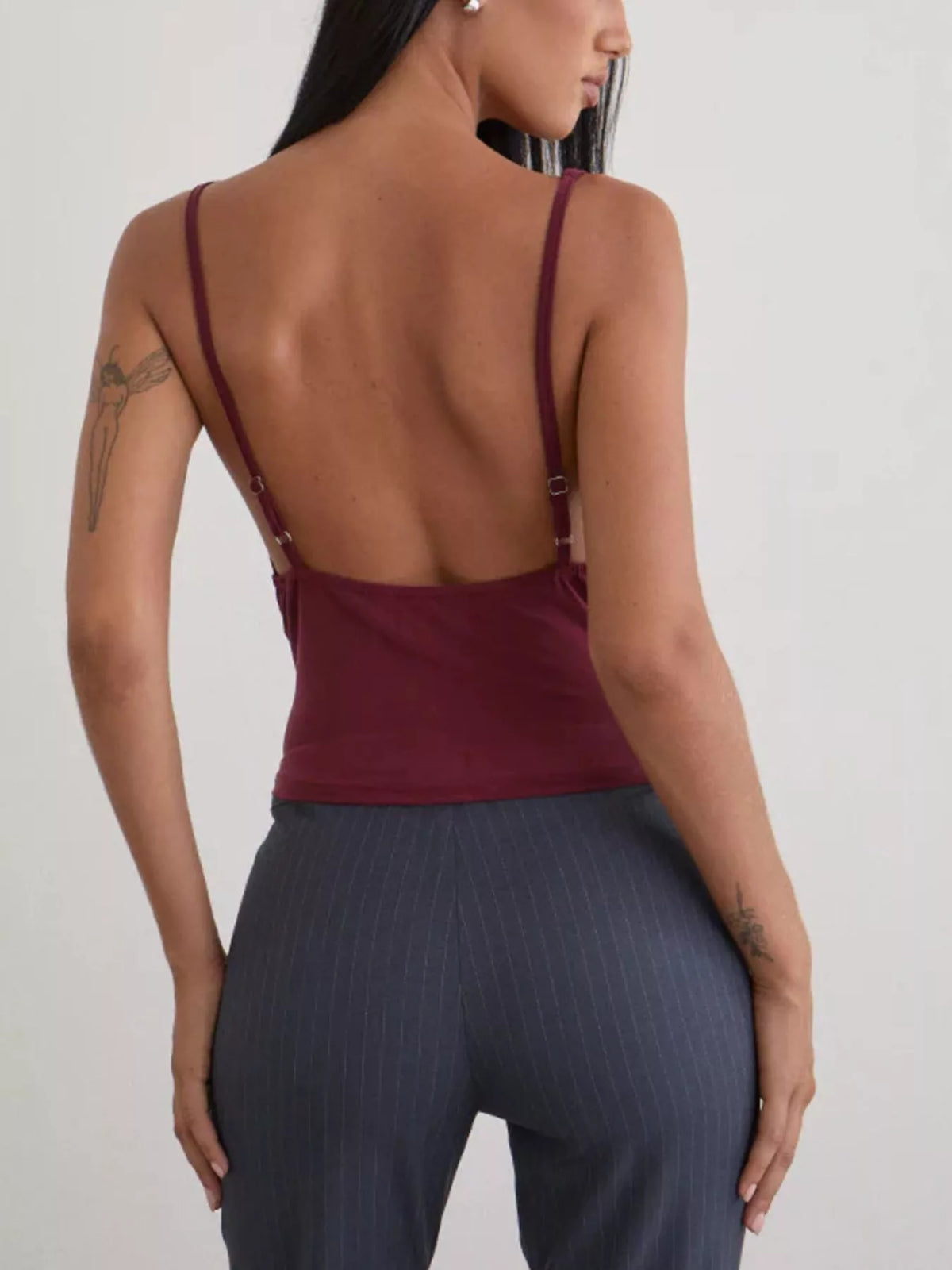 Sequin Detail Ruched Tank (7)