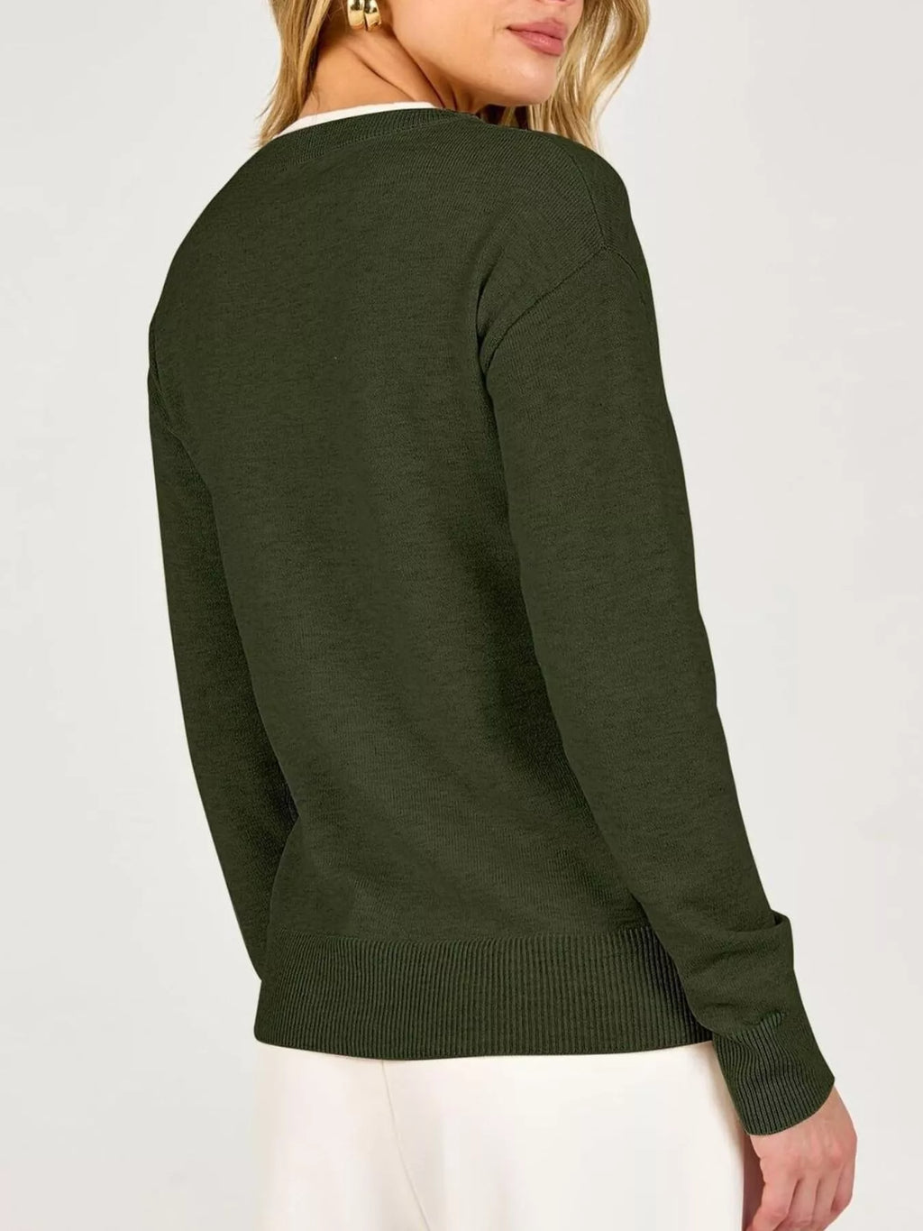 Long Sleeve Dropped Shoulder Sweater (10)