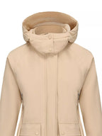 Full Size Zip Up Hooded Parka Outerwear Plus (20)