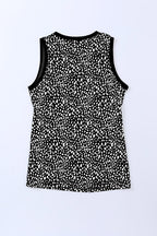 Printed Round Neck Tank Top (11)