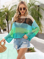 Block Openwork Boat Neck Cover Up (23)