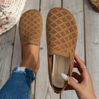 Mesh Round Toe Flat Slip-ons (5)