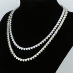 Hip Hop Heart-shaped Zircon Tennis Chain Rap Ornament photo 4