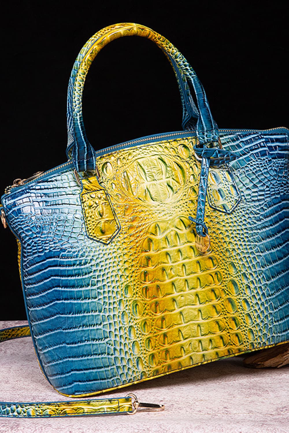 Gradient Pu Leather Handbag (5)