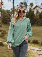 Cable-knit Dropped Shoulder Hoodie