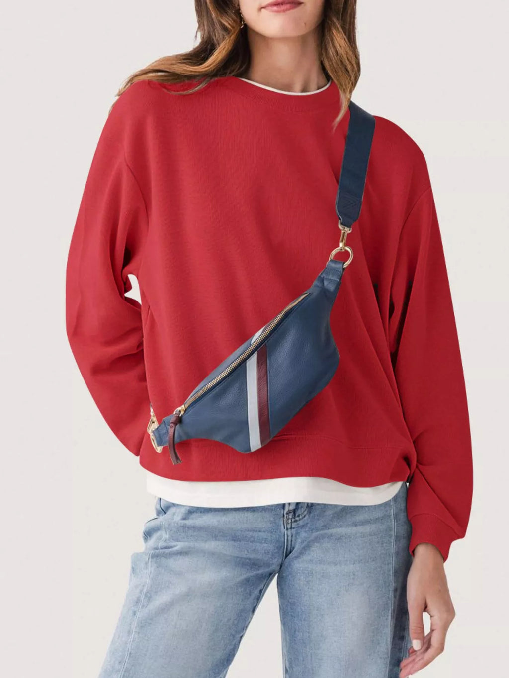 Oversized Crew Neck Sweatshirt (5)