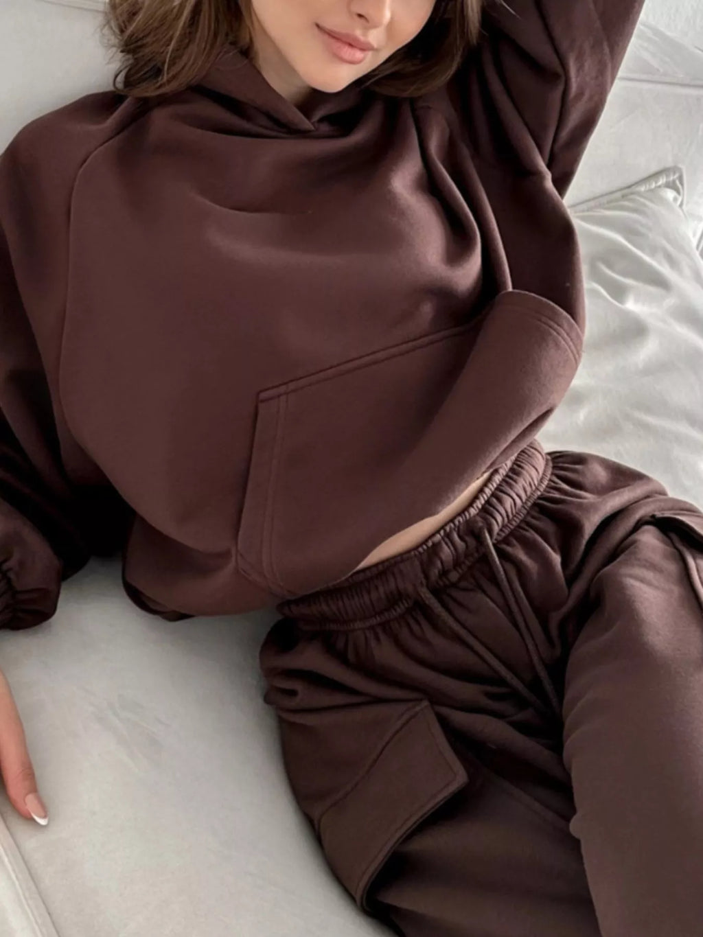 Kangaroo Pocket Hoodie Joggers Set (8)