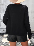 Open Front Long Sleeve Cardigan (16)