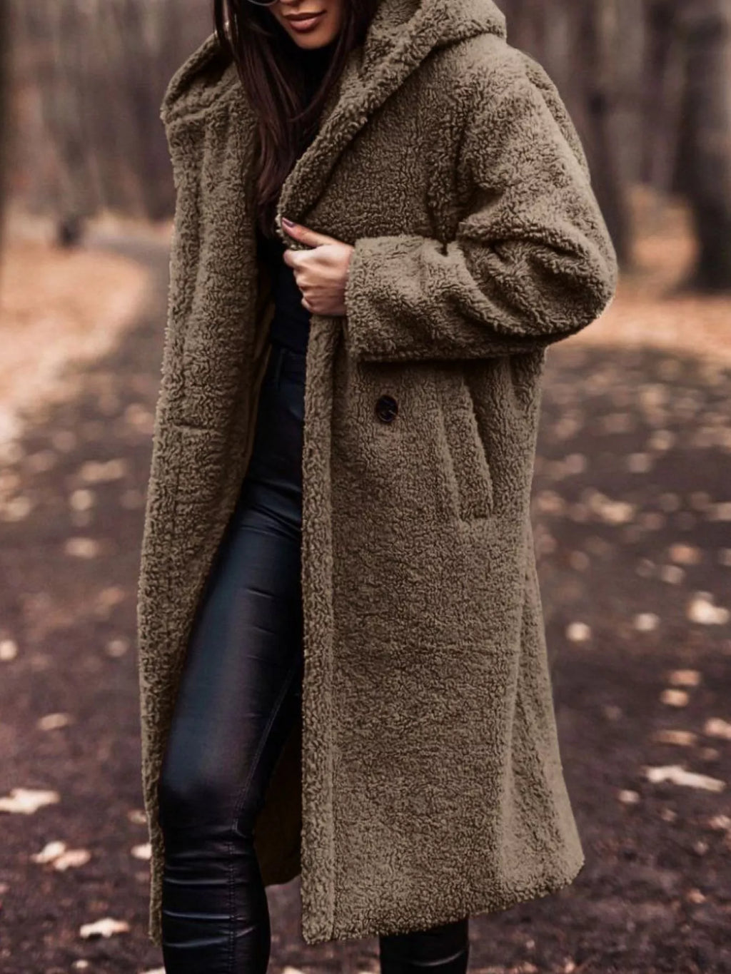 Teddy Bear Hooded Longline Outerwear (30)