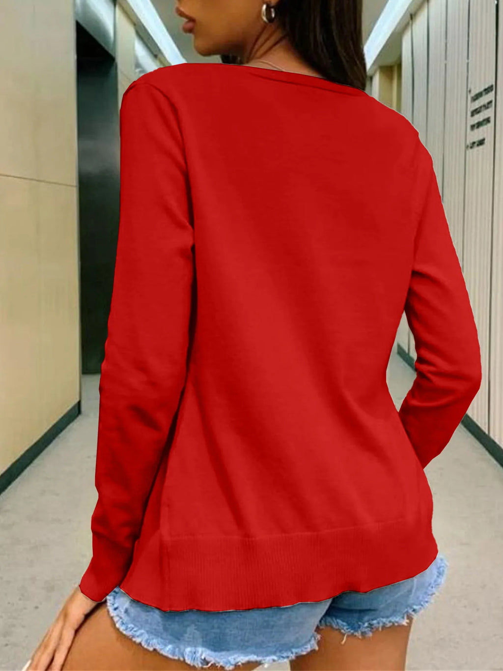 Button-up Long Sleeve Cardigan (4)