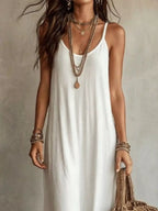 Full Size Scoop Neck Spaghetti Strap Maxi Dress Plus (5)