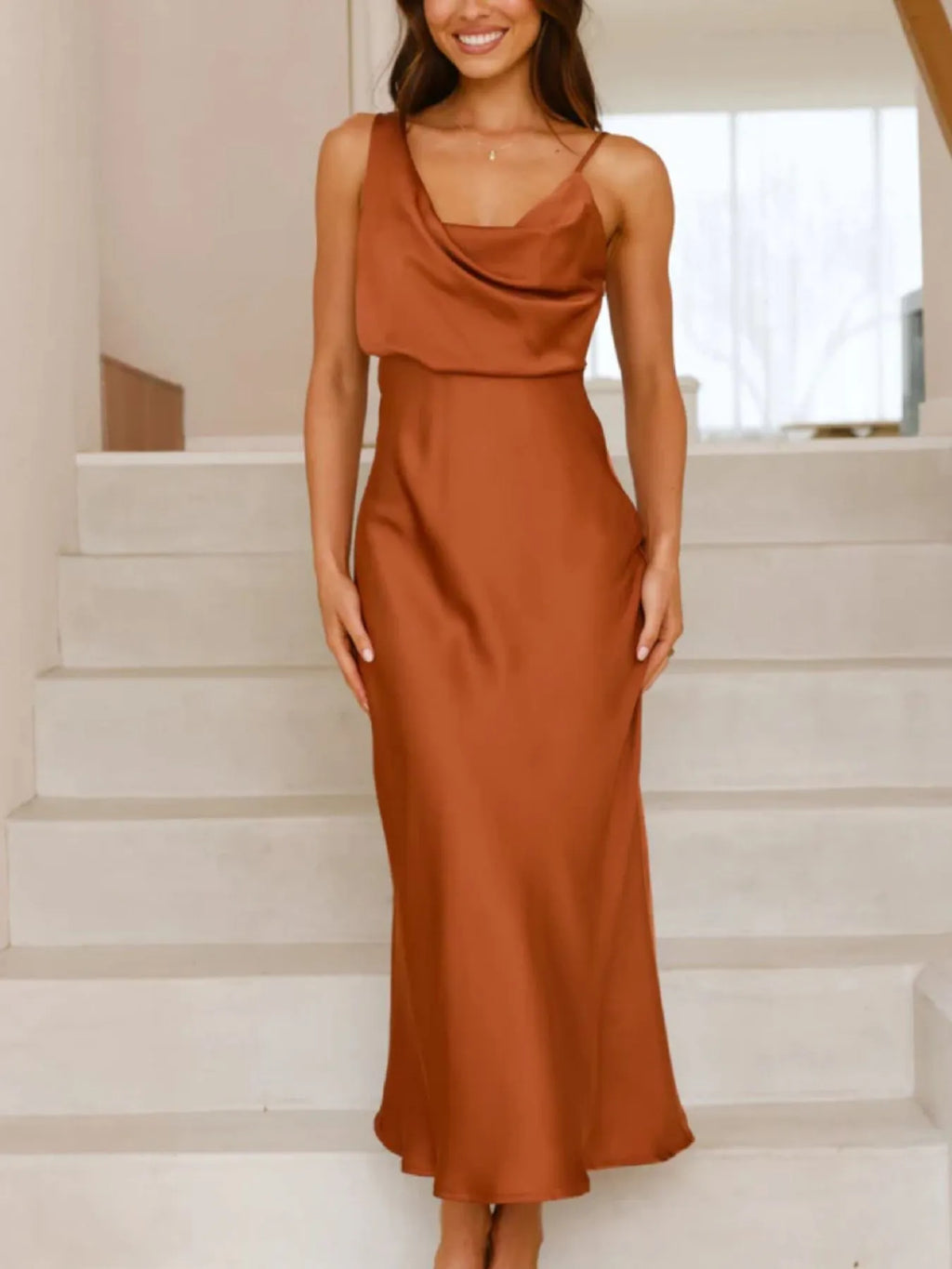 Satin Asymmetrical Midi Dress (27)