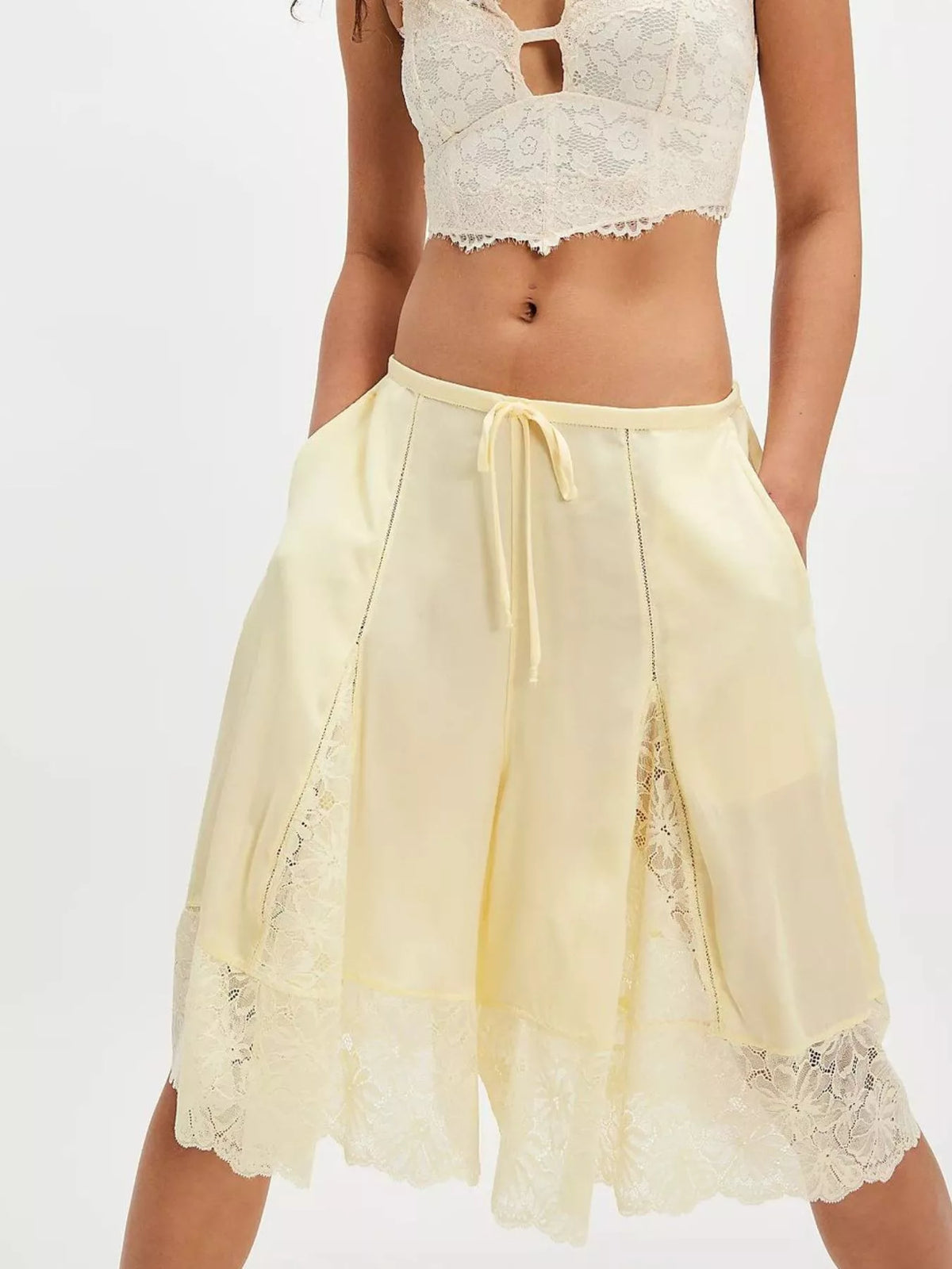 Lace Trimmed Shorts (20)